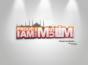 I'm proud to be a Muslim. sumber : http://islamicstyle.al-habib.info/islamic-wallpaper/i-am-proud-to-be-a-muslim-wallpaper/